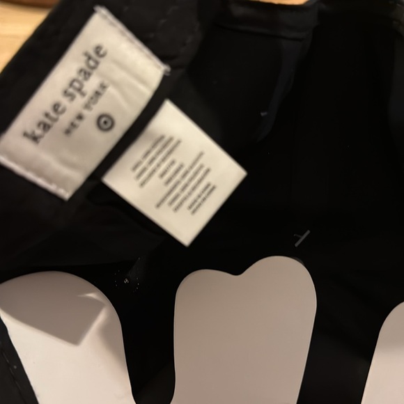 Kate Spade Black Cap with Embroidered Text - Picture 3 of 6